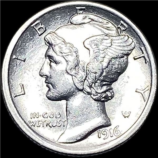 1916 Silver Mercury Dime UNCIRCULATED