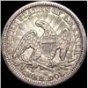 Image 2 : 1853 Arrows/Rays Seated Liberty Quarter  NEARLY UNCIRCULATED