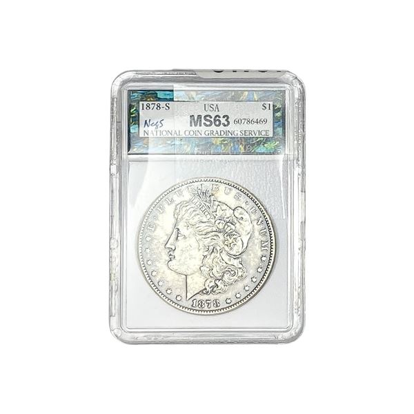 1878-S Morgan Silver Dollar NCGS MS63