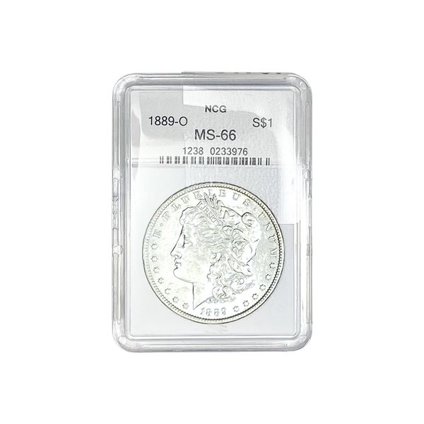 1889-O Morgan Silver Dollar NCG MS66