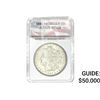 1886 Morgan Silver Dollar ANGS MS68