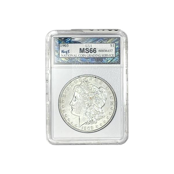 1903 Morgan Silver Dollar NCGS MS66