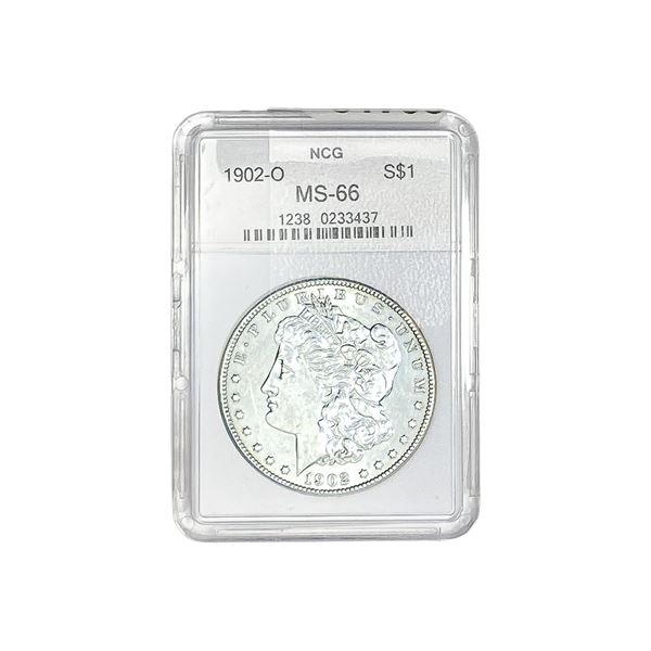 1902-O Morgan Silver Dollar NCG MS66