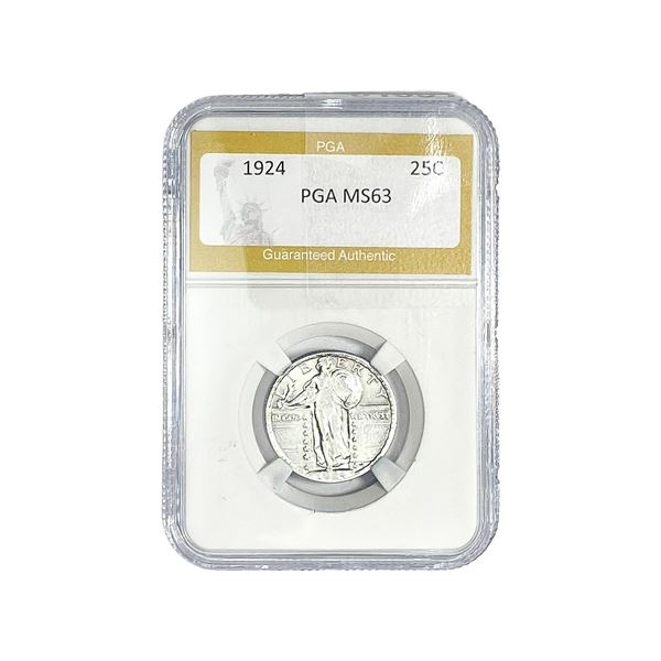 1924 Standing Liberty Quarter PGA MS63