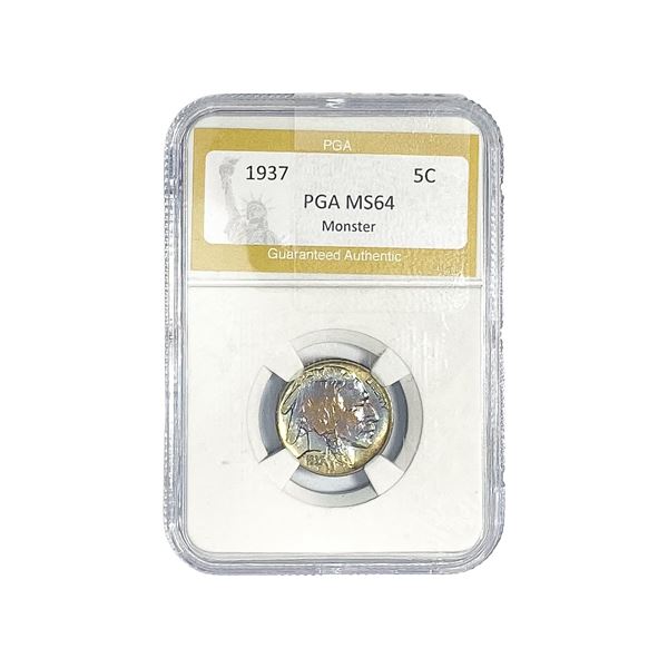 1937 Buffalo Nickel PGA MS64