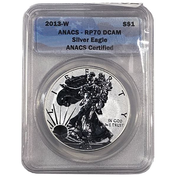 2013-W Walking Liberty Dollar ANACS RP70 DCAM