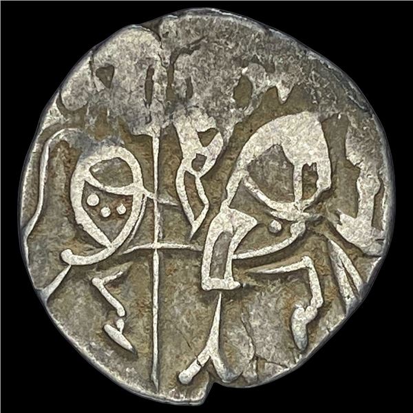 [2 Coins]700-1000 AD India Rajput Silver Jital NEARLY UNCIRCULATED