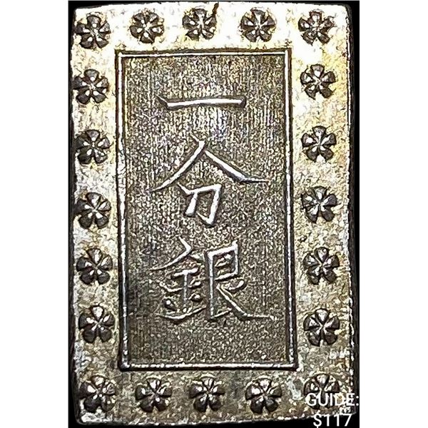 1859-1868 Japan SIlver Bu UNCIRCULATED