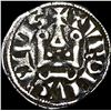 1297-1301 AD Frankish Greece SIlver Denier NEARLY UNCIRCULATED