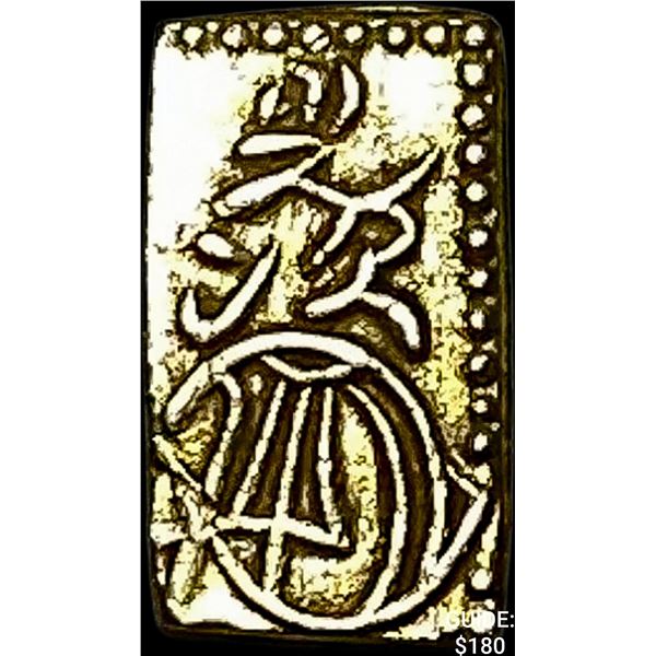 1832-1858 Japan Gold 2 Shu CLOSELY UNCIRCULATED