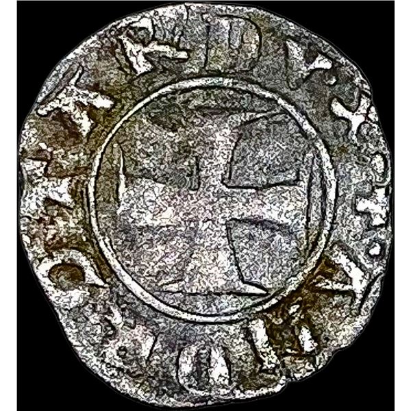 14th-15th Cent. Venetian Republic Silver Tornesello NEARLY UNCIRCULATED