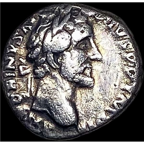 Roman Ant. Pius 138-161 AD Silver Denarius NEARLY UNCIRCULATED