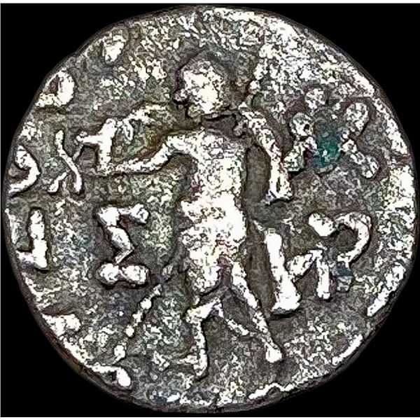 Indo-Scythian 58-12 BC Silver Drachm NEARLY UNCIRCULATED