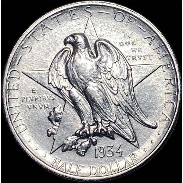 1934 Silver Texas Half Dollar CHOICE BU