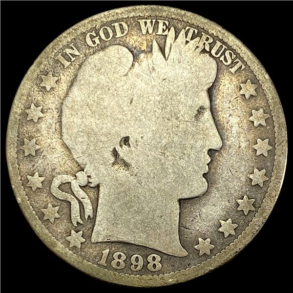 1898-O Silver Barber Half Dollar NICELY  CIRCULATED