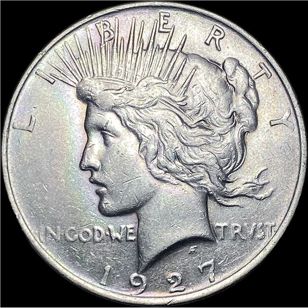 1927-D Silver Peace Dollar CHOICE AU