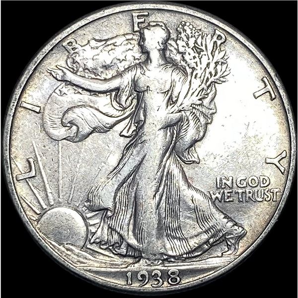 1938-D Walking Liberty Half Dollar CLOSELY  UNCIRCULATED