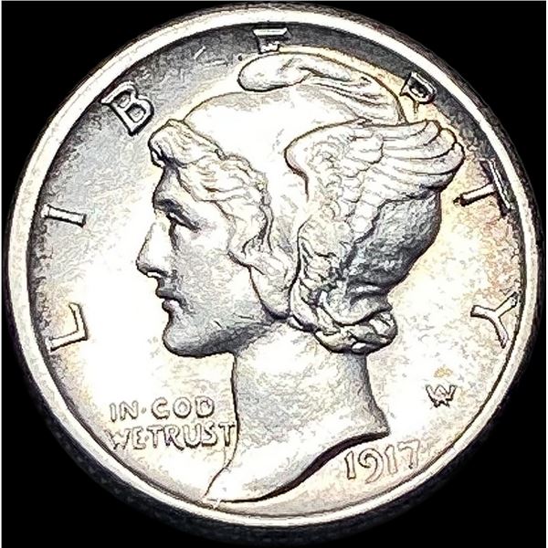 1917-S Silver Mercury Dime UNCIRCULATED