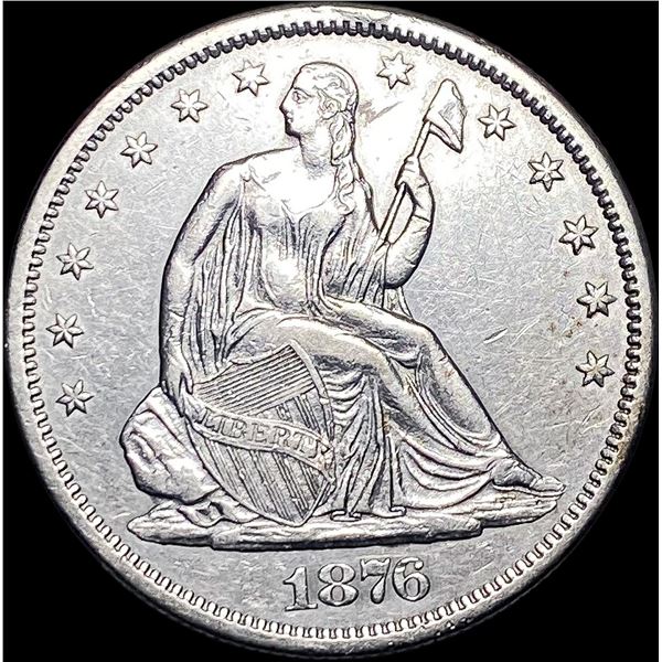 1876-S Seated Liberty Half Dollar CHOICE AU