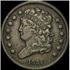 Image 1 : 1832 Classic Head Half Cent NEARLY  UNCIRCULATED