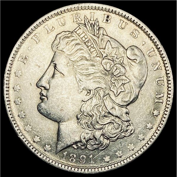 1891-O Silver Morgan Dollar CLOSELY  UNCIRCULATED