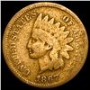 Image 1 : 1867 Indian Head Cent NICELY CIRCULATED