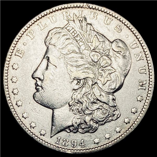 1894-O Silver Morgan Dollar NEARLY  UNCIRCULATED