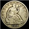 Image 1 : 1878 Seated Liberty Half Dollar ABOUT  UNCIRCULATED