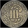 Image 2 : 1857 Silver Three-Cent Piece CLOSELY  UNCIRCULATED