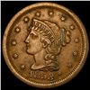 Image 1 : 1853 Braided Hair Large Cent CLOSELY  UNCIRCULATED