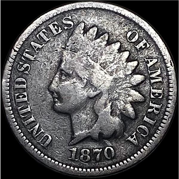 1870 Indian Head Cent NICELY CIRCULATED