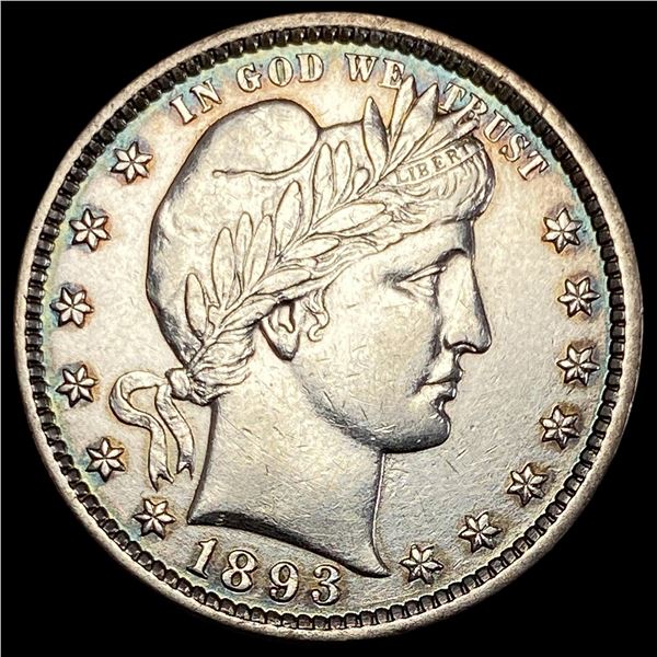 1893 Silver Barber Quarter UNCIRCULATED