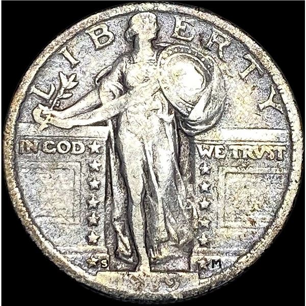 1919-S Standing Liberty Quarter LIGHTLY  CIRCULATED