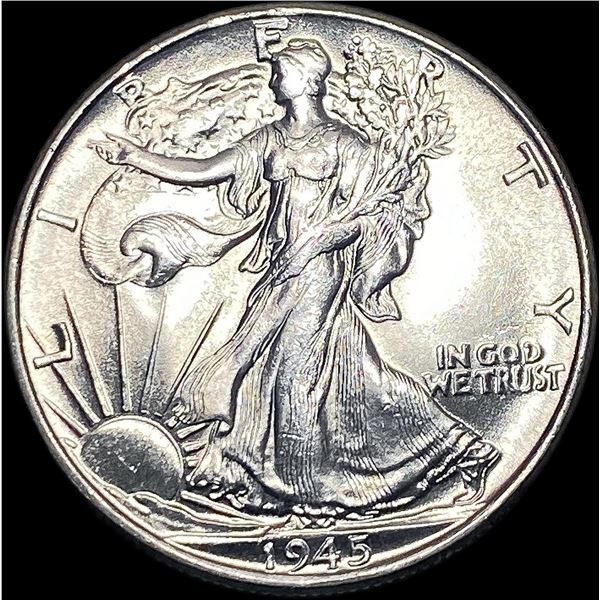 1945 Walking Liberty Half Dollar CHOICE BU
