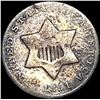Image 1 : 1851 Silver Three-Cent Piece NICELY  CIRCULATED