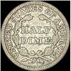 Image 2 : 1848-O Seated Liberty Half Dime LIGHTLY  CIRCULATED