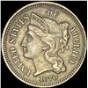Image 1 : 1870 Nickel Three-Cent Piece CLOSELY  UNCIRCULATED