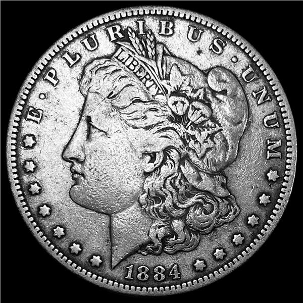 1884-S Silver Morgan Dollar LIGHTLY  CIRCULATED
