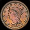 Image 1 : 1853 Braided Hair Large Cent CLOSELY  UNCIRCULATED