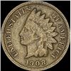 Image 1 : 1908-S Indian Head Cent ABOUT UNCIRCULATED