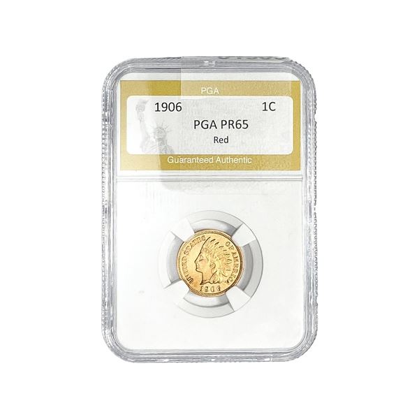 1906 Indian Head Cent PGA PR65 Red