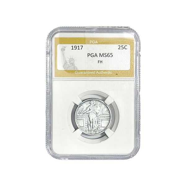 1917 Standing Liberty Quarter PGA MS65 FH