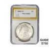 Image 1 : 1884-CC Morgan Silver Dollar PGA MS65