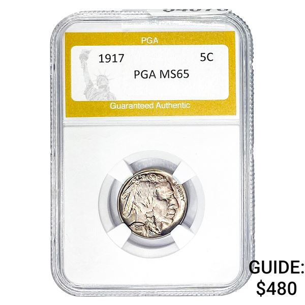 1917 Buffalo Nickel PGA MS65