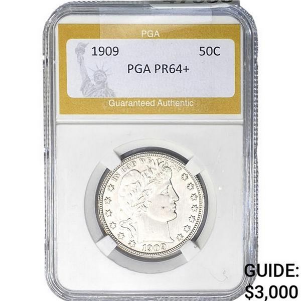 1909 Barber Half Dollar PGA PR64+