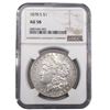 Image 1 : 1878-S Morgan Silver Dollar NGC AU58