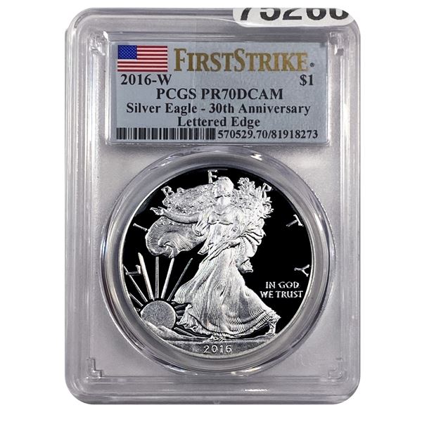 2016-W Walking Liberty Dollar PCGS PR70 DCAM