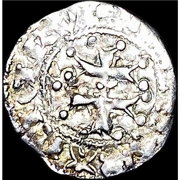 1382-1395 Hungary Mary SIlver Denier CLOSELY UNCIRCULATED