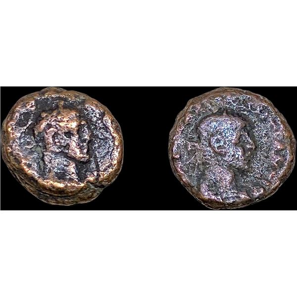 [2 Coins] Roman Egypt 235-284 AD BI Tetradrachm NEARLY UNCIRCULATED