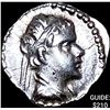 Image 1 : Bactria Eukratide I 170-145 BC Silver Obol CHOICE AU